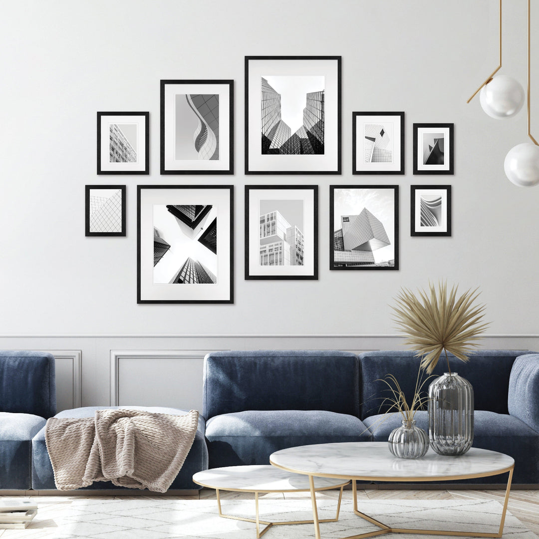 Studio Nova Gallery Photo Wall Frame Set (10 Piece) from our Studio Nova Gallery Photo Wall Frame Sets collection by Profile Products Australia