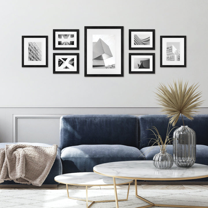 Studio Nova Gallery Photo Wall Frame Set (7 Piece) from our Studio Nova Gallery Photo Wall Frame Sets collection by Profile Products (Australia) Pty Ltd