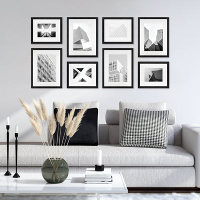 Studio Nova Gallery Photo Wall Frame Set (8 Piece) from our Studio Nova Gallery Photo Wall Frame Sets collection by Profile Products Australia