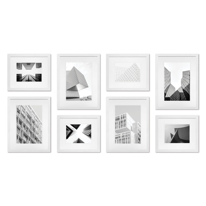 Studio Nova Gallery Photo Wall Frame Set (8 Piece) White Gallery Wall Frame Set - 8 Frames from our Studio Nova Gallery Photo Wall Frame Sets collection by Profile Products Australia