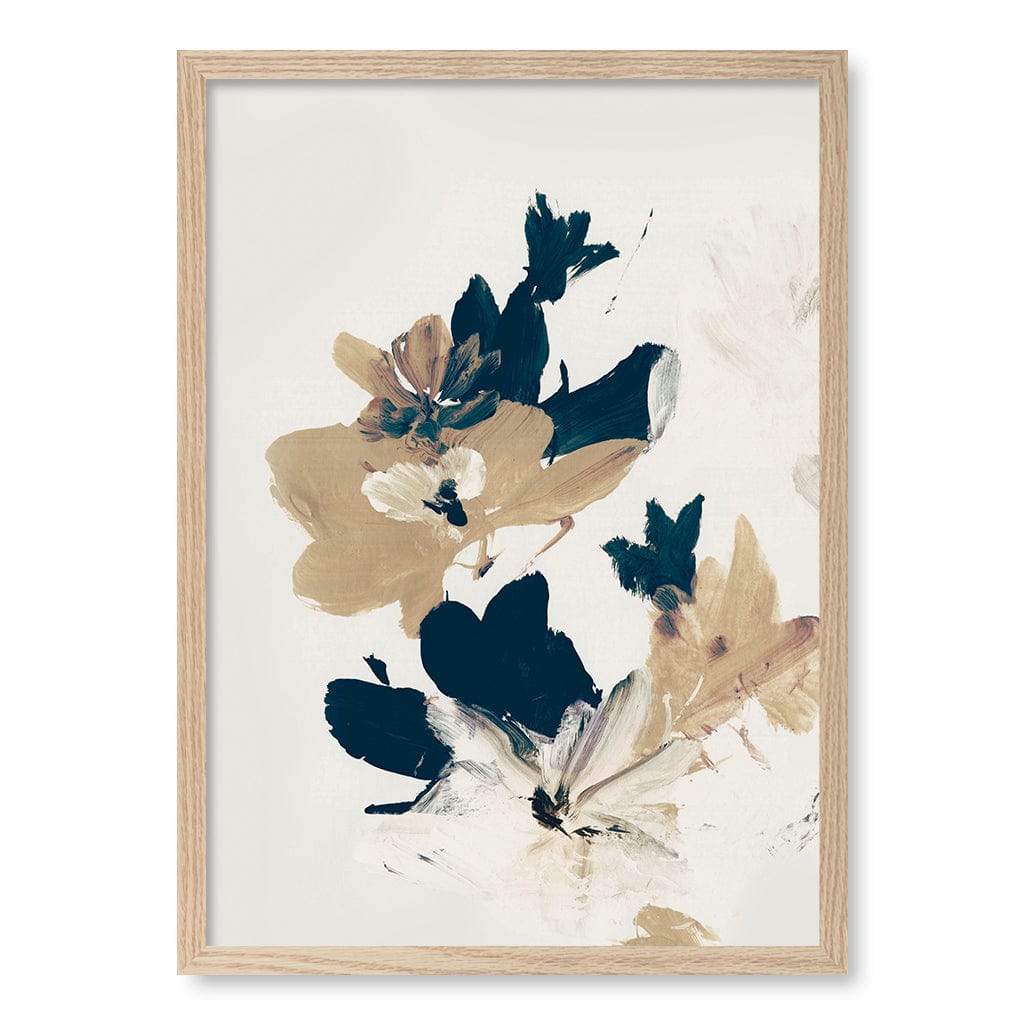 Summer View Abstract Wall Art Print by Dan Hobday A4 (21 x 29.7cm) / Natural Oak Frame / No Border from our Australian Made Framed Wall Art, Prints &amp; Posters collection by Profile Australia