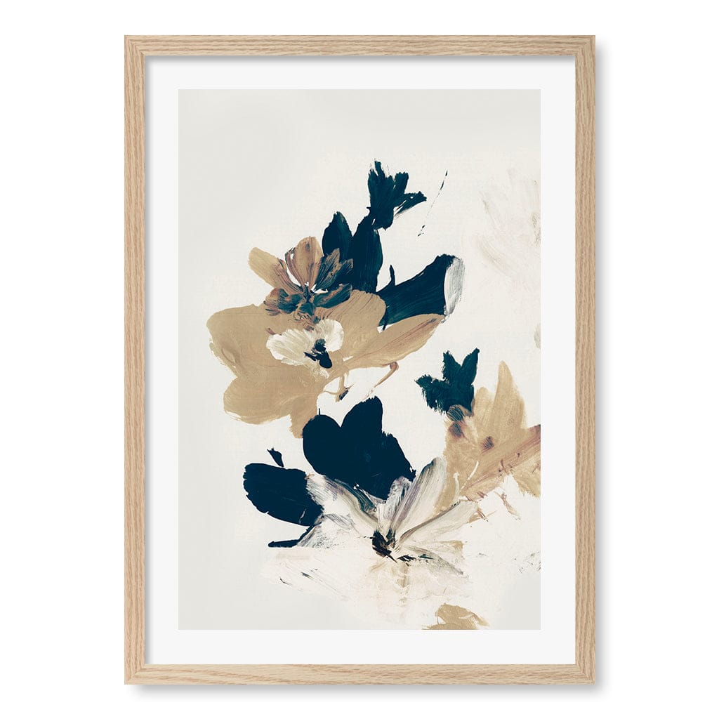 Summer View Abstract Wall Art Print by Dan Hobday A4 (21 x 29.7cm) / Natural Oak Frame / White Border from our Australian Made Framed Wall Art, Prints &amp; Posters collection by Profile Australia