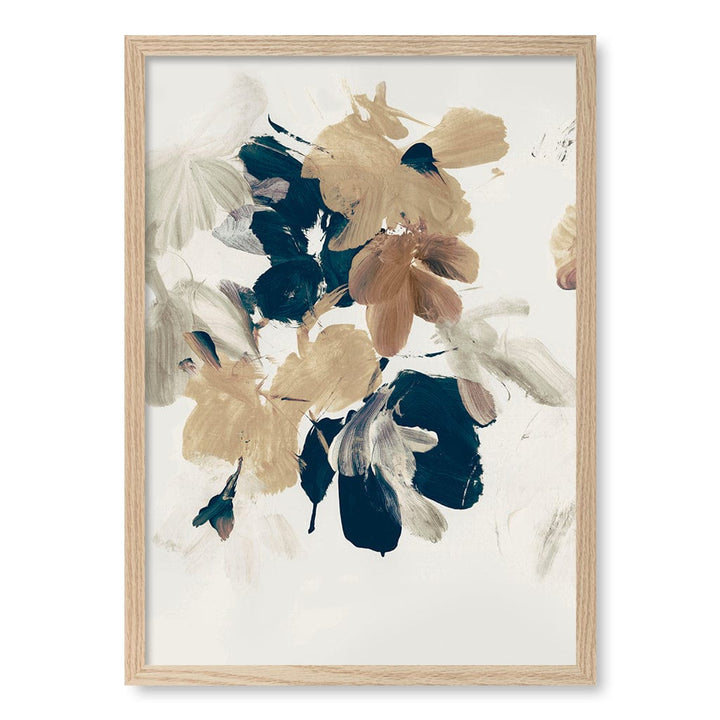 Summer View No2 Abstract Wall Art Print A4 (21 x 29.7cm) / Natural Oak Frame / No Border from our Australian Made Framed Wall Art, Prints & Posters collection by Profile Products (Australia) Pty Ltd