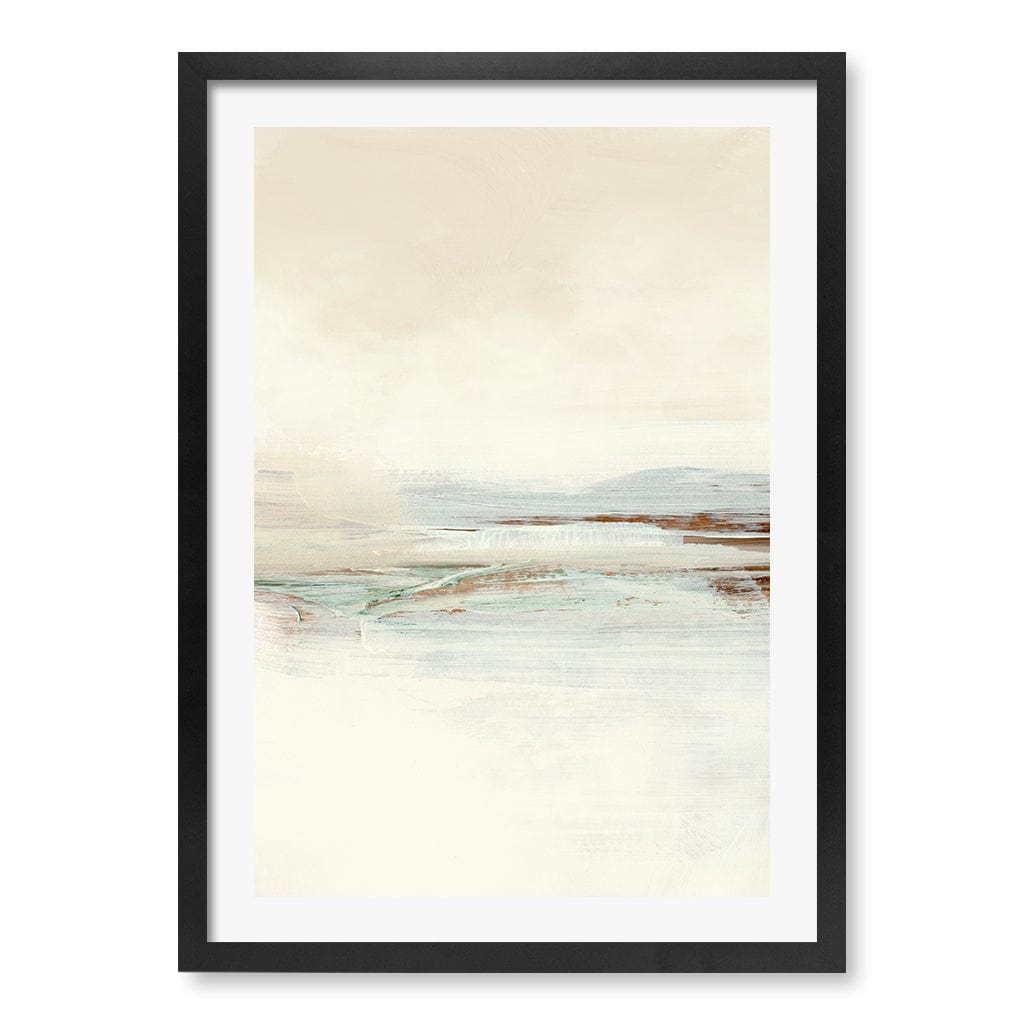 Sun Set 1 Abstract Wall Art Print by Dan Hobday A4 (21 x 29.7cm) / Matte Black Frame / White Border from our Australian Made Framed Wall Art, Prints & Posters collection by Profile Products (Australia) Pty Ltd