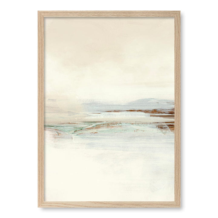Sun Set 1 Abstract Wall Art Print by Dan Hobday A4 (21 x 29.7cm) / Natural Oak Frame / No Border from our Australian Made Framed Wall Art, Prints & Posters collection by Profile Products (Australia) Pty Ltd