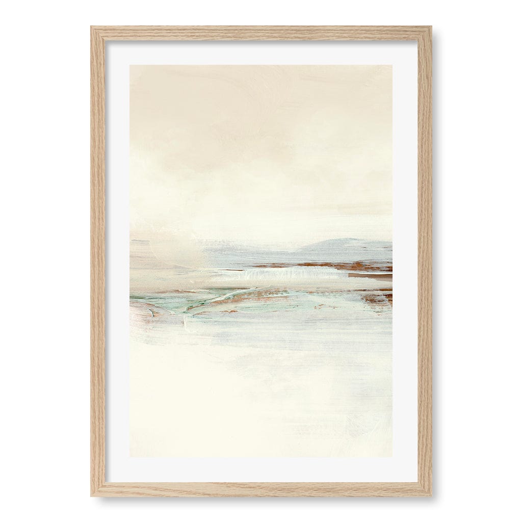 Sun Set 1 Abstract Wall Art Print by Dan Hobday A4 (21 x 29.7cm) / Natural Oak Frame / White Border from our Australian Made Framed Wall Art, Prints & Posters collection by Profile Products (Australia) Pty Ltd