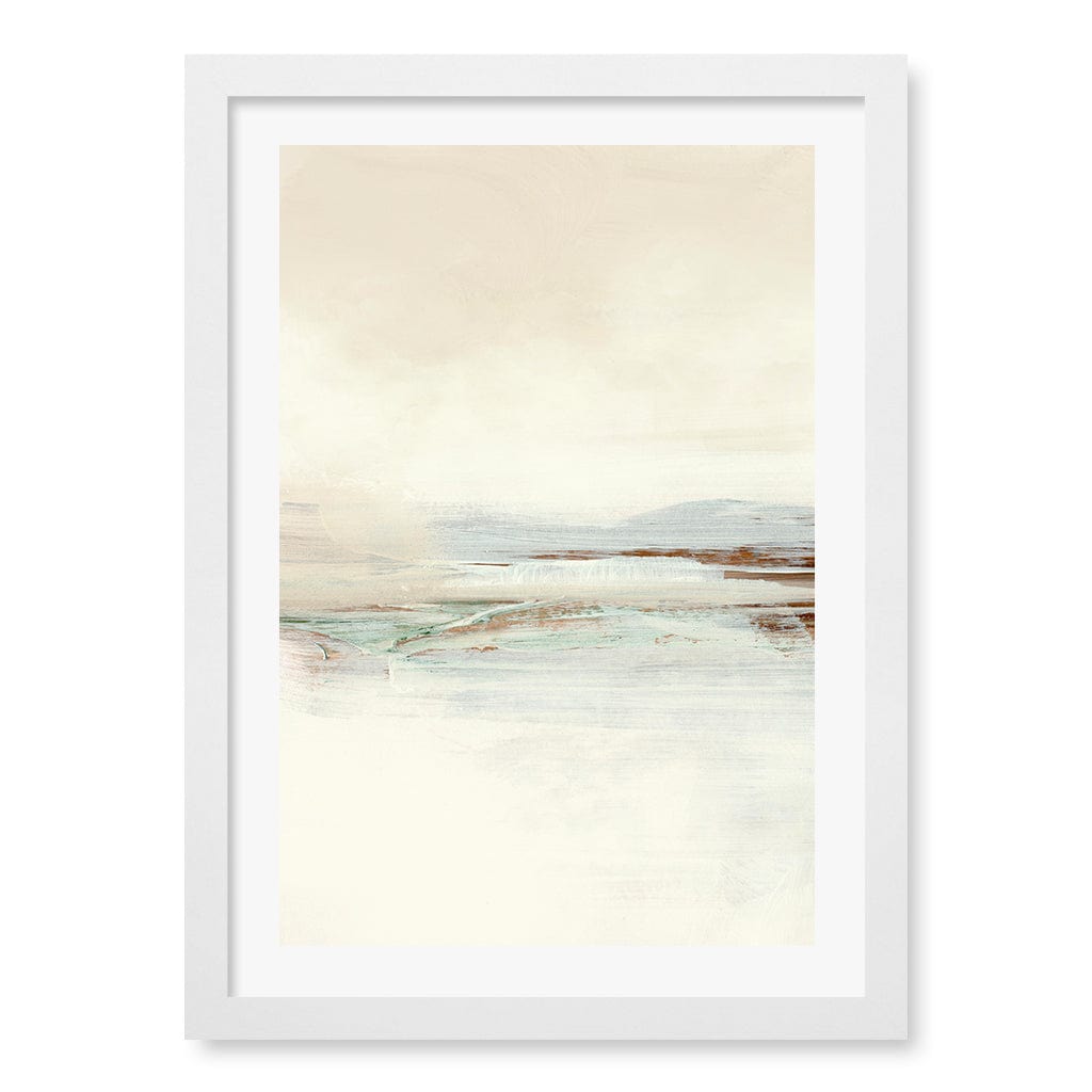 Sun Set 1 Wall Art Print A3 (29.7 x 42cm) / Matte White Frame / White Border from our Australian Made Wall Art collection by Profile Australia