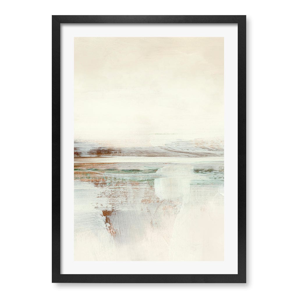 Sun Set No2 Abstract Wall Art Print by Dan Hobday A4 (21 x 29.7cm) / Matte Black Frame / White Border from our Australian Made Framed Wall Art, Prints & Posters collection by Profile Products (Australia) Pty Ltd