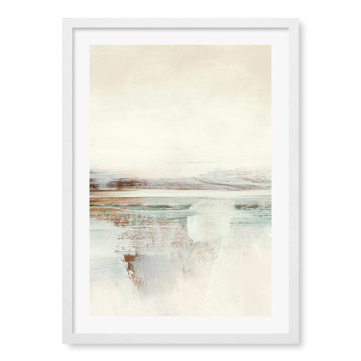 Sun Set No2 Abstract Wall Art Print by Dan Hobday A4 (21 x 29.7cm) / Matte White Frame / White Border from our Australian Made Framed Wall Art, Prints & Posters collection by Profile Products (Australia) Pty Ltd