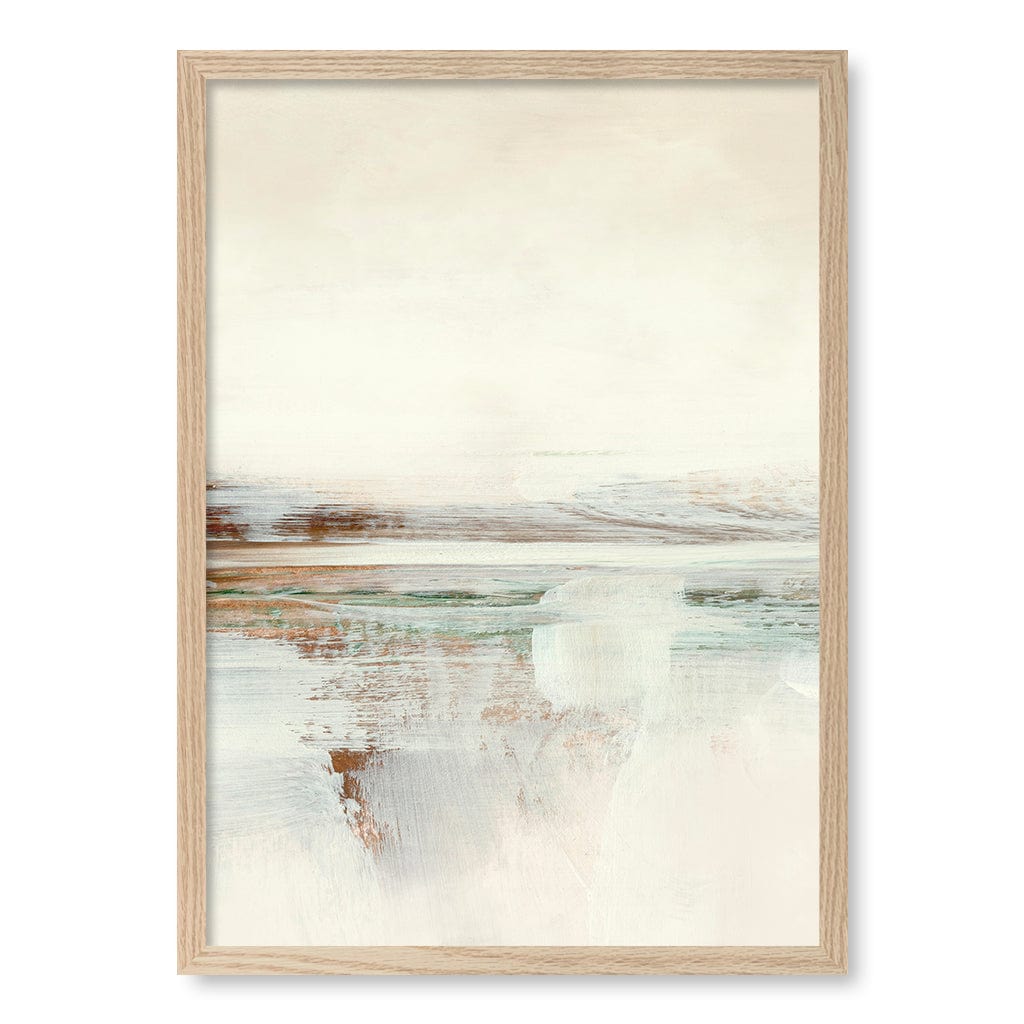 Sun Set No2 Abstract Wall Art Print by Dan Hobday A4 (21 x 29.7cm) / Natural Oak Frame / No Border from our Australian Made Framed Wall Art, Prints & Posters collection by Profile Products (Australia) Pty Ltd