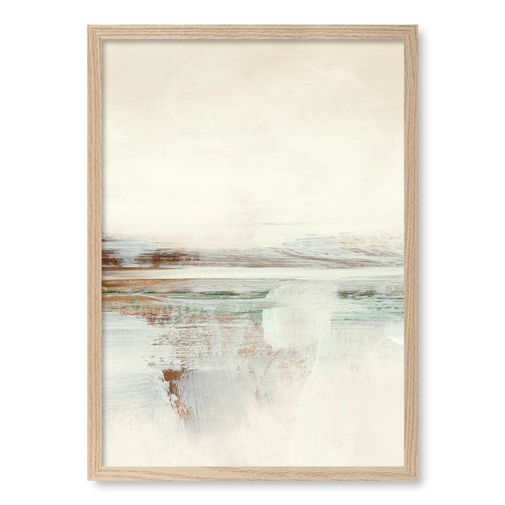 Sun Set No2 Abstract Wall Art Print by Dan Hobday A4 (21 x 29.7cm) / Natural Oak Frame / No Border from our Australian Made Framed Wall Art, Prints & Posters collection by Profile Products (Australia) Pty Ltd