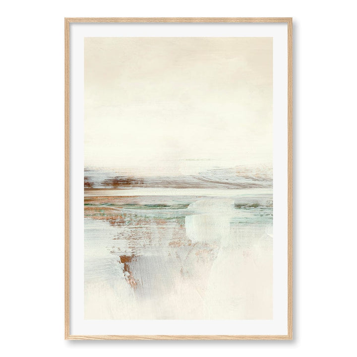 Sun Set No2 Wall Art Print A0 (84.1 x 118.9cm) / Natural Oak Frame / White Border from our Australian Made Wall Art collection by Profile Australia