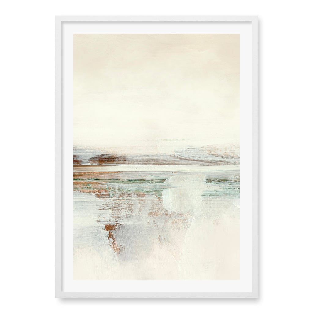 Sun Set No2 Wall Art Print A1 (59.4 x 84.1cm) / Matte White Frame / White Border from our Australian Made Wall Art collection by Profile Australia