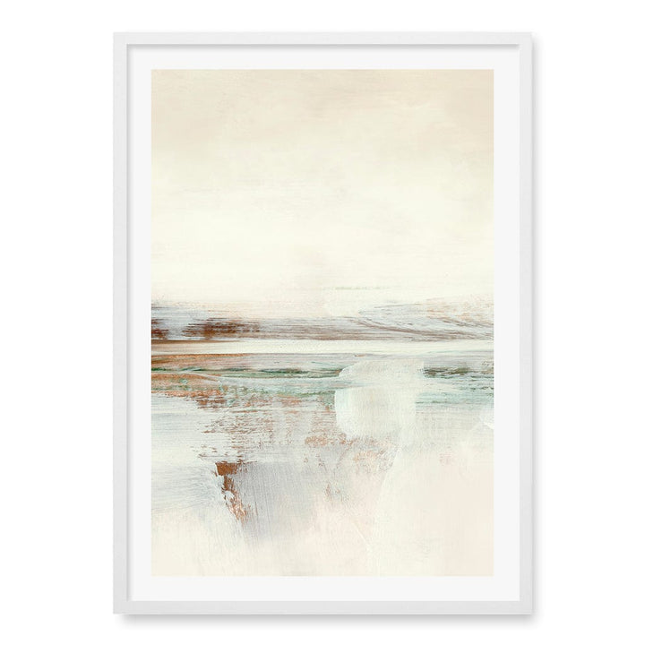 Sun Set No2 Wall Art Print A1 (59.4 x 84.1cm) / Matte White Frame / White Border from our Australian Made Wall Art collection by Profile Australia