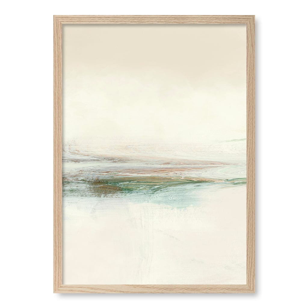 Sun Set No3 Abstract Wall Art Print by Dan Hobday A4 (21 x 29.7cm) / Natural Oak Frame / No Border from our Australian Made Framed Wall Art, Prints & Posters collection by Profile Products (Australia) Pty Ltd