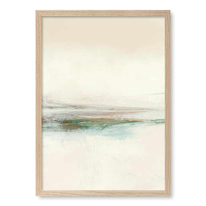 Sun Set No3 Abstract Wall Art Print by Dan Hobday A4 (21 x 29.7cm) / Natural Oak Frame / No Border from our Australian Made Framed Wall Art, Prints & Posters collection by Profile Products (Australia) Pty Ltd