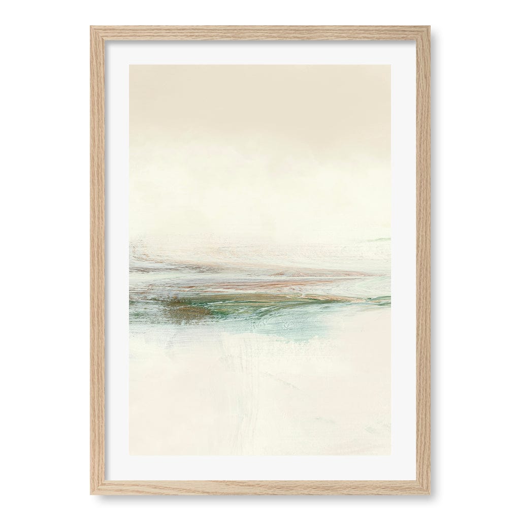 Sun Set No3 Abstract Wall Art Print by Dan Hobday A4 (21 x 29.7cm) / Natural Oak Frame / White Border from our Australian Made Framed Wall Art, Prints & Posters collection by Profile Products (Australia) Pty Ltd