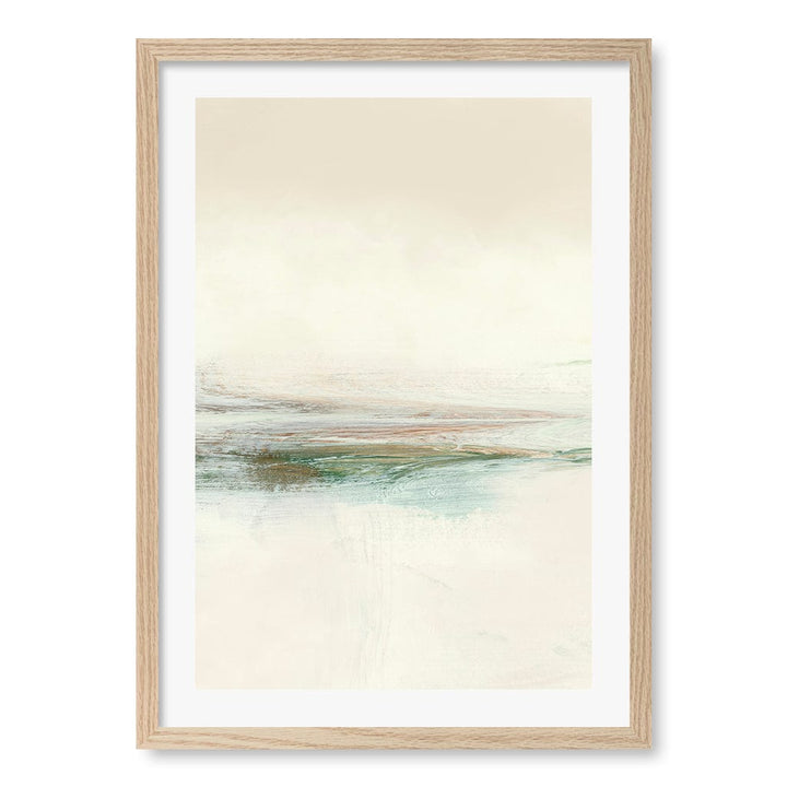 Sun Set No3 Abstract Wall Art Print by Dan Hobday A4 (21 x 29.7cm) / Natural Oak Frame / White Border from our Australian Made Framed Wall Art, Prints & Posters collection by Profile Products (Australia) Pty Ltd