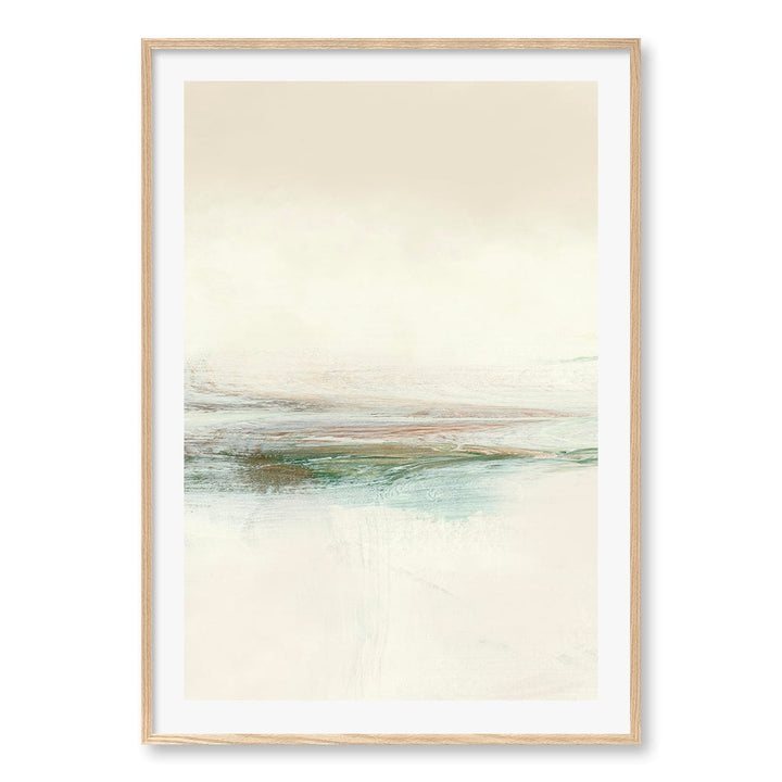Sun Set No3 Wall Art Print A0 (84.1 x 118.9cm) / Natural Oak Frame / White Border from our Australian Made Wall Art collection by Profile Australia