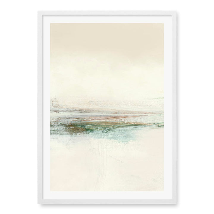 Sun Set No3 Wall Art Print A1 (59.4 x 84.1cm) / Matte White Frame / White Border from our Australian Made Wall Art collection by Profile Australia