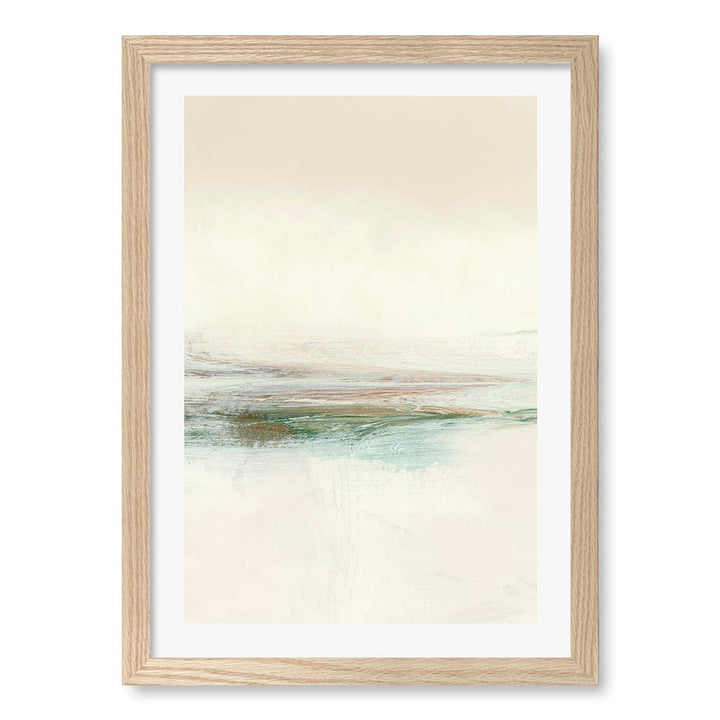 Sun Set No3 Wall Art Print A3 (29.7 x 42cm) / Natural Oak Frame / White Border from our Australian Made Wall Art collection by Profile Australia