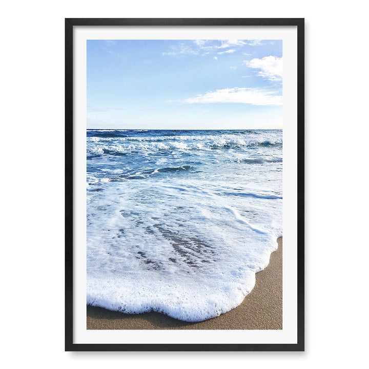 Sunrise Beach Foam Wall Art Print A1 (59.4 x 84.1cm) / Matte Black Frame / White Border from our Australian Made Framed Wall Art, Prints & Posters collection by Profile Products (Australia) Pty Ltd