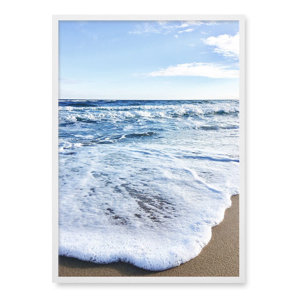 Sunrise Beach Foam Wall Art Print A1 (59.4 x 84.1cm) / Matte White Frame / No Border from our Australian Made Framed Wall Art, Prints & Posters collection by Profile Products (Australia) Pty Ltd