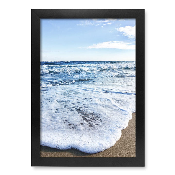 Sunrise Beach Foam Wall Art Print A4 (21 x 29.7cm) / Matte Black Frame / No Border from our Australian Made Framed Wall Art, Prints & Posters collection by Profile Products (Australia) Pty Ltd