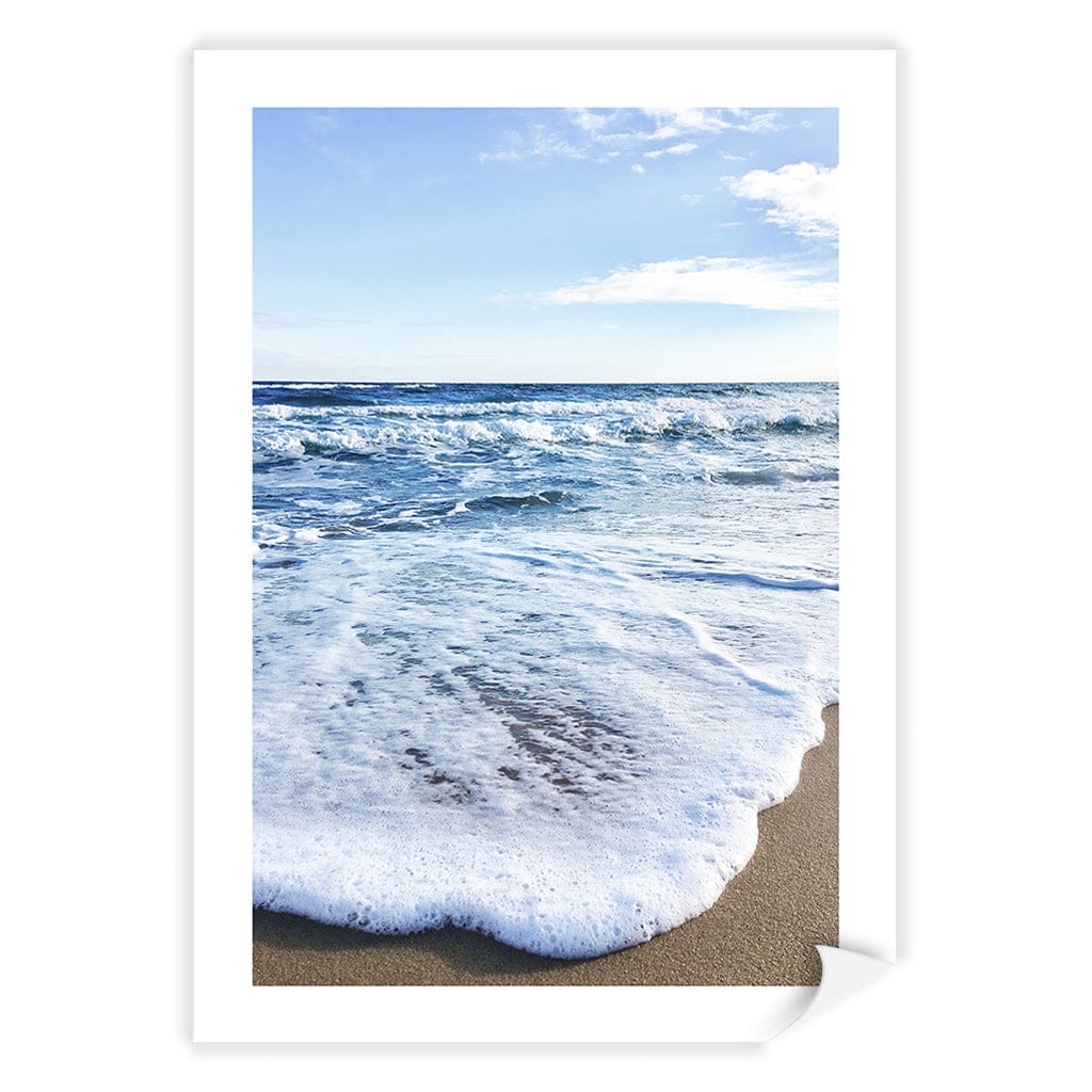 Sunrise Beach Foam Wall Art Print A4 (21 x 29.7cm) / Print Only / White Border from our Australian Made Framed Wall Art, Prints & Posters collection by Profile Products (Australia) Pty Ltd