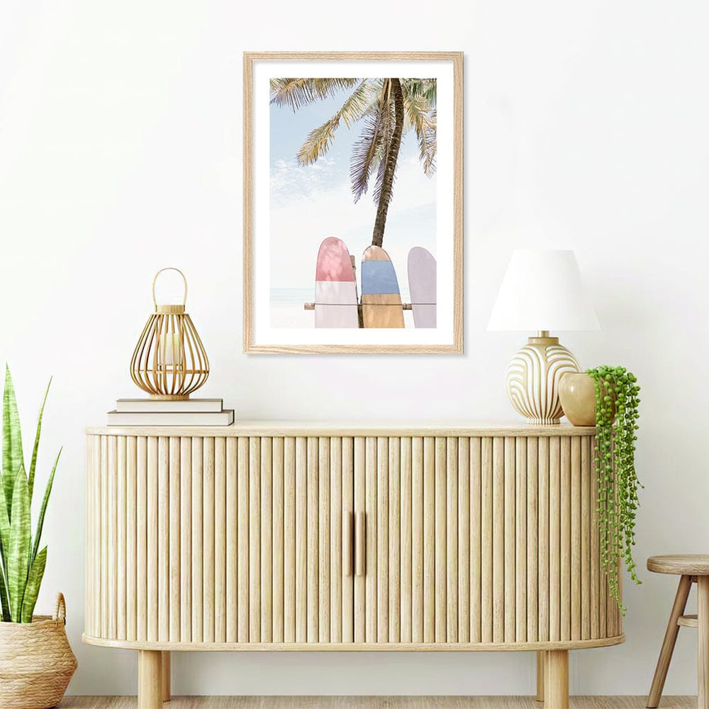 Surfboard Rack 2 Wall Art Print from our Australian Made Framed Wall Art, Prints & Posters collection by Profile Products (Australia) Pty Ltd