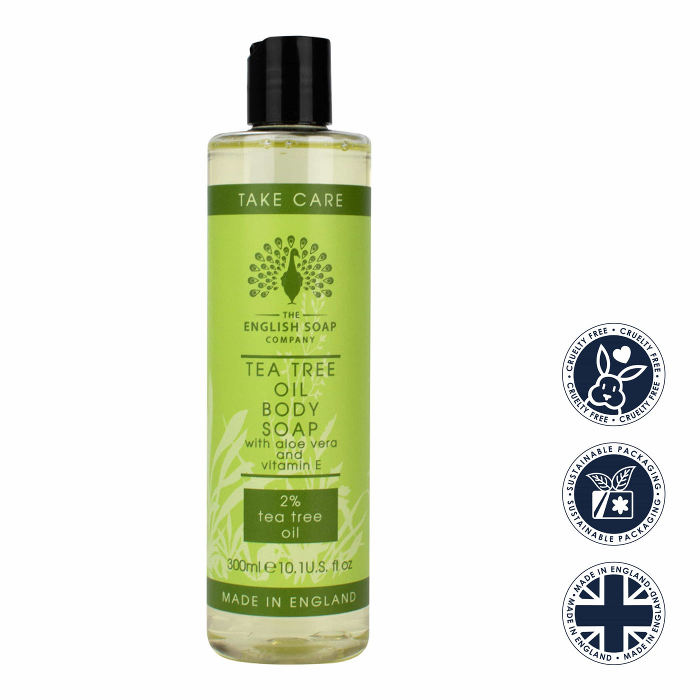 Tea Tree Oil Body Wash from our Liquid Hand & Body Soap collection by The English Soap Company