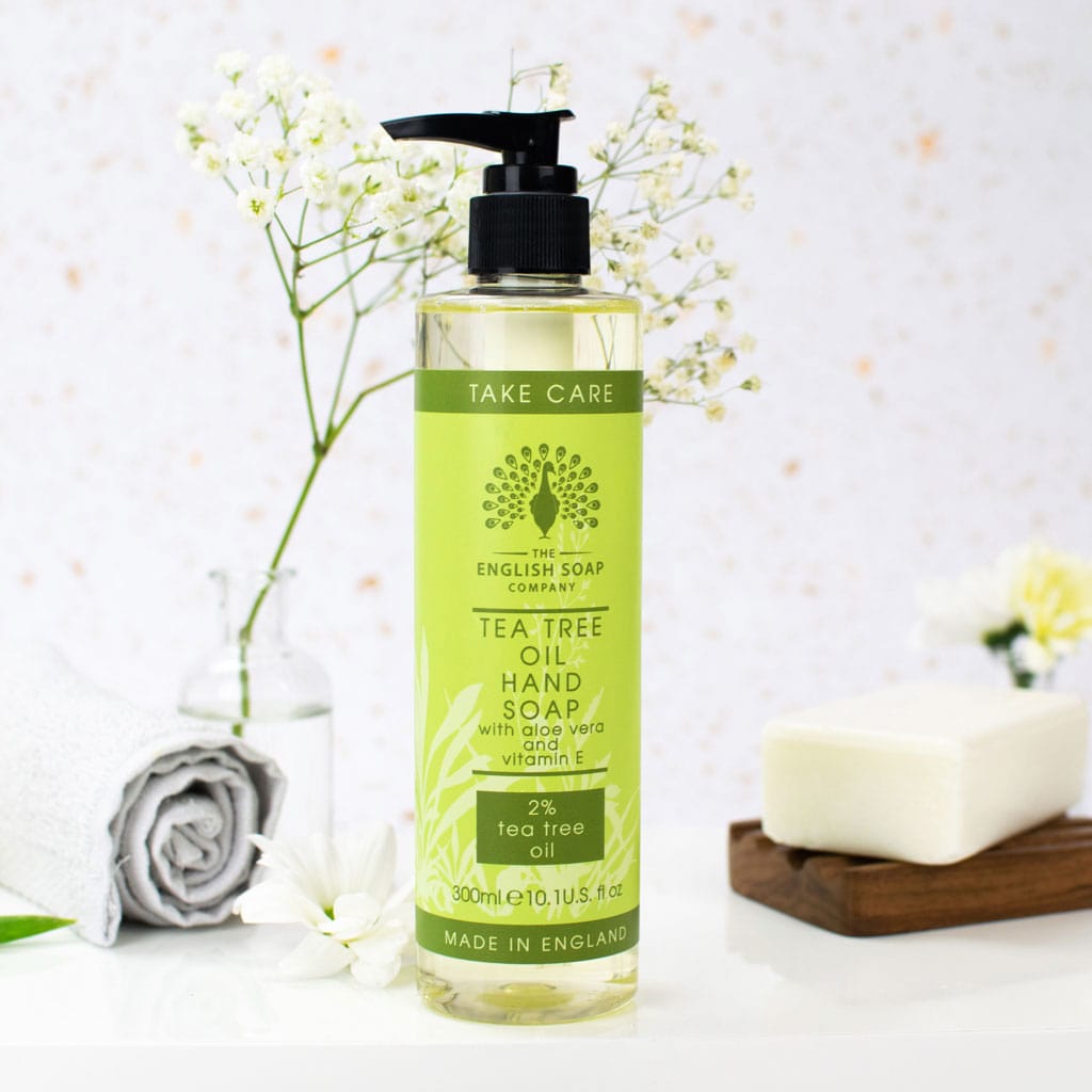 Tea Tree Oil Hand Wash from our Liquid Hand & Body Soap collection by The English Soap Company