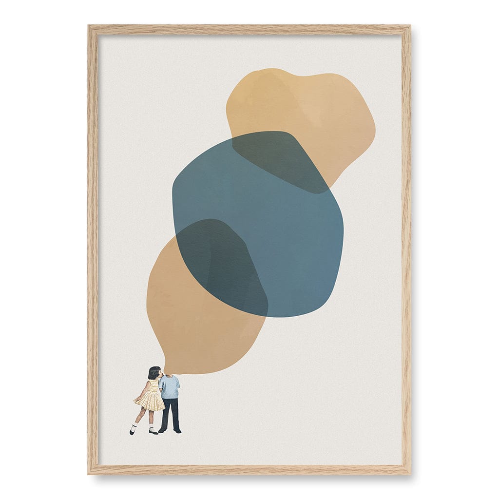Tell Me Stories Wall Art Print A1 (59.4 x 84.1cm) / Natural Oak Frame / No Border from our Australian Made Framed Wall Art, Prints & Posters collection by Profile Products (Australia) Pty Ltd