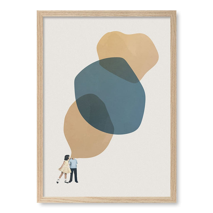 Tell Me Stories Wall Art Print A2 (42 x 59.4cm) / Natural Oak Frame / No Border from our Australian Made Framed Wall Art, Prints & Posters collection by Profile Products (Australia) Pty Ltd