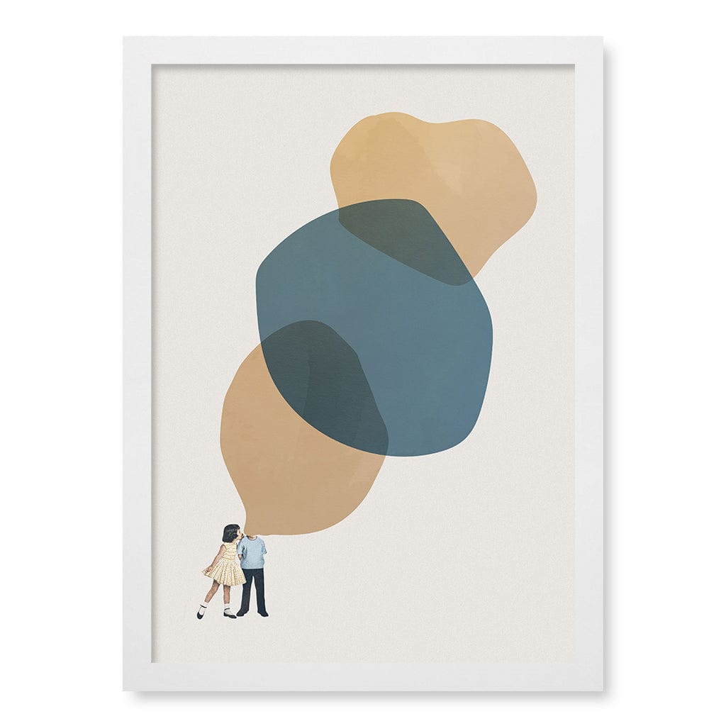 Tell Me Stories Wall Art Print A3 (29.7 x 42cm) / Matte White Frame / No Border from our Australian Made Framed Wall Art, Prints & Posters collection by Profile Products (Australia) Pty Ltd
