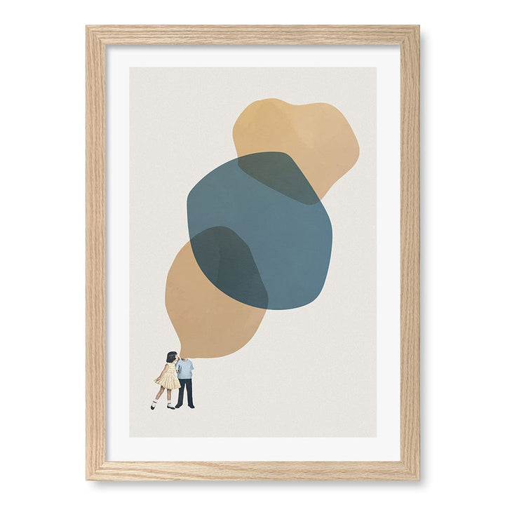 Tell Me Stories Wall Art Print A3 (29.7 x 42cm) / Natural Oak Frame / White Border from our Australian Made Framed Wall Art, Prints & Posters collection by Profile Products (Australia) Pty Ltd
