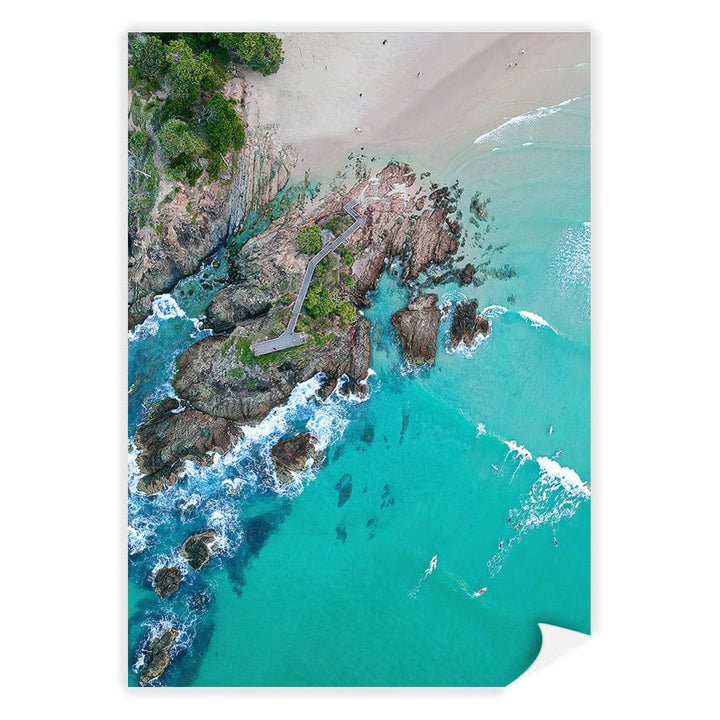 The Pass Byron Wall Art Print A4 (21 x 29.7cm) / Print Only / No Border from our Australian Made Framed Wall Art, Prints & Posters collection by Profile Products (Australia) Pty Ltd