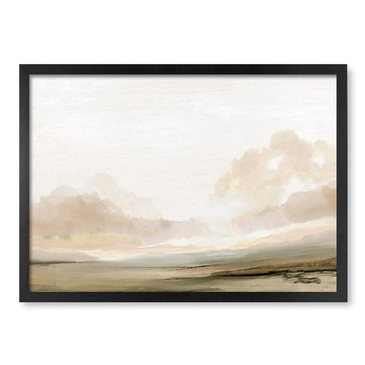 The South Abstract Wall Art Print by Dan Hobday A4 (21 x 29.7cm) / Matte Black Frame / No Border from our Australian Made Framed Wall Art, Prints & Posters collection by Profile Products (Australia) Pty Ltd