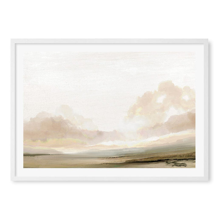 The South Wall Art Print A1 (59.4 x 84.1cm) / Matte White Frame / White Border from our Australian Made Wall Art collection by Profile Australia