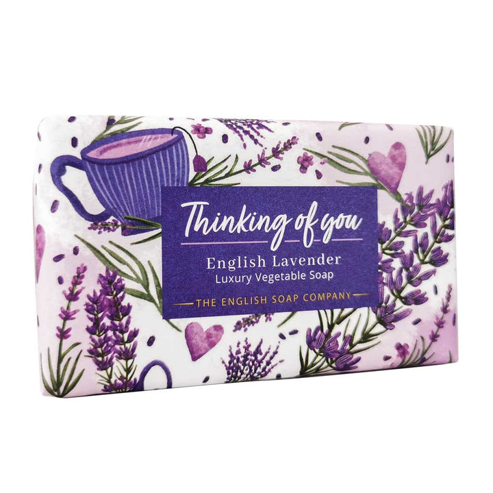 Thinking of You English Lavender Gift Bar Soap from our Luxury Bar Soap collection by The English Soap Company