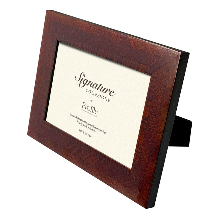 Triple Mahogany Veneer Picture Frame from our Australian Made Picture Frames collection by Profile Products (Australia) Pty Ltd