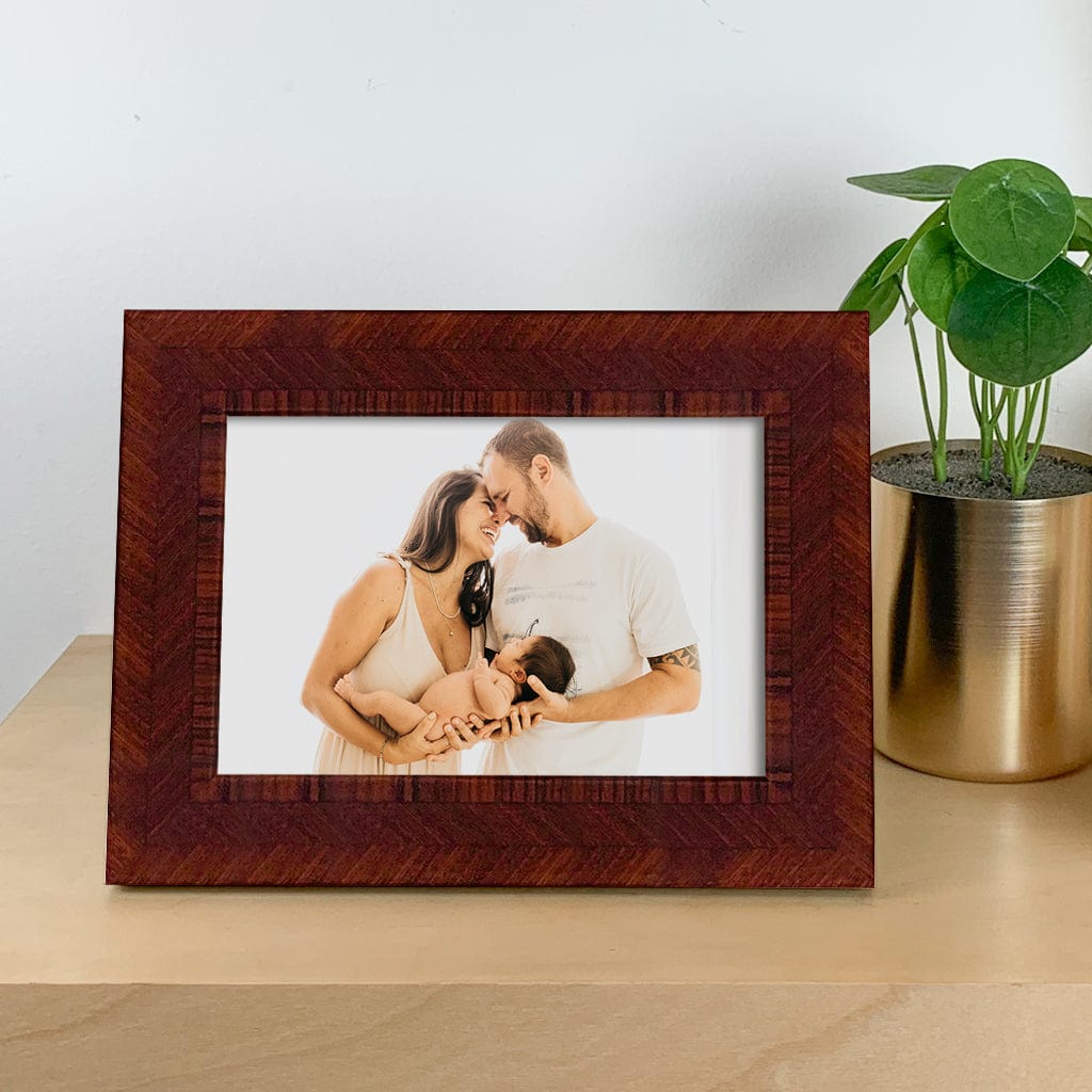 Triple Mahogany Veneer Picture Frame from our Australian Made Picture Frames collection by Profile Products (Australia) Pty Ltd