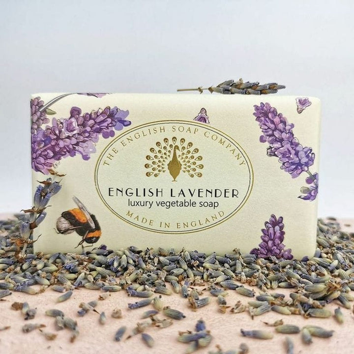 Vintage English Lavender Soap Bar from our Luxury Bar Soap collection by The English Soap Company