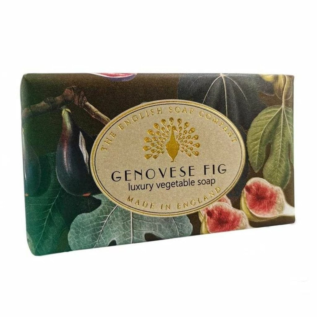 Vintage Genovese Fig Soap Bar from our Luxury Bar Soap collection by The English Soap Company