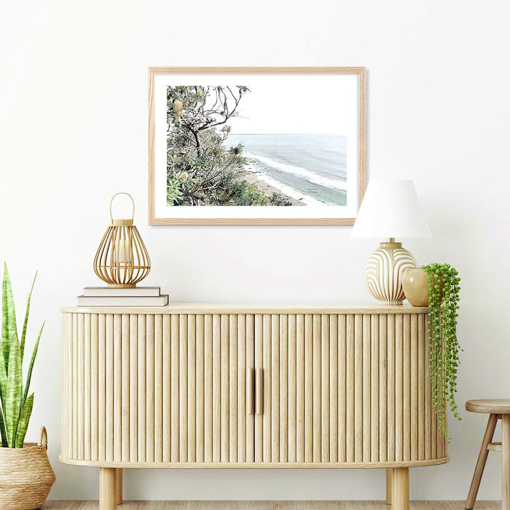 Wategos Banksia View Wall Art Print from our Australian Made Framed Wall Art, Prints & Posters collection by Profile Products (Australia) Pty Ltd