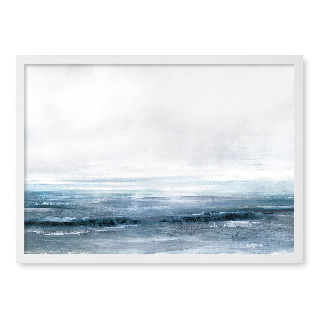 Water Abstract Wall Art Print by Dan Hobday A4 (21 x 29.7cm) / Matte White Frame / No Border from our Australian Made Framed Wall Art, Prints & Posters collection by Profile Products (Australia) Pty Ltd