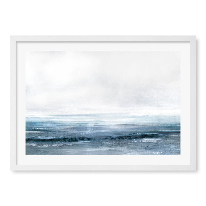 Water Abstract Wall Art Print by Dan Hobday A4 (21 x 29.7cm) / Matte White Frame / White Border from our Australian Made Framed Wall Art, Prints & Posters collection by Profile Products (Australia) Pty Ltd