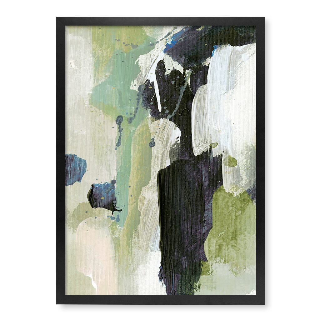 Waterfall Abstract Wall Art Print by Dan Hobday A4 (21 x 29.7cm) / Matte Black Frame / No Border from our Australian Made Framed Wall Art, Prints & Posters collection by Profile Products (Australia) Pty Ltd