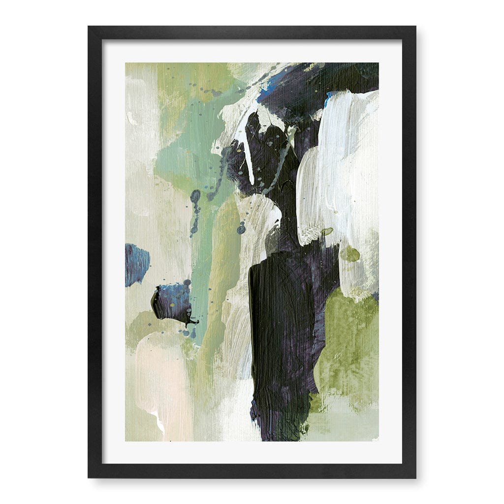 Waterfall Abstract Wall Art Print by Dan Hobday A4 (21 x 29.7cm) / Matte Black Frame / White Border from our Australian Made Framed Wall Art, Prints & Posters collection by Profile Products (Australia) Pty Ltd