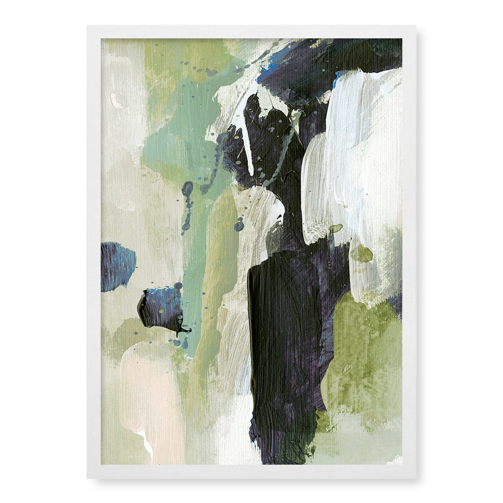 Waterfall Abstract Wall Art Print by Dan Hobday A4 (21 x 29.7cm) / Matte White Frame / No Border from our Australian Made Framed Wall Art, Prints & Posters collection by Profile Products (Australia) Pty Ltd
